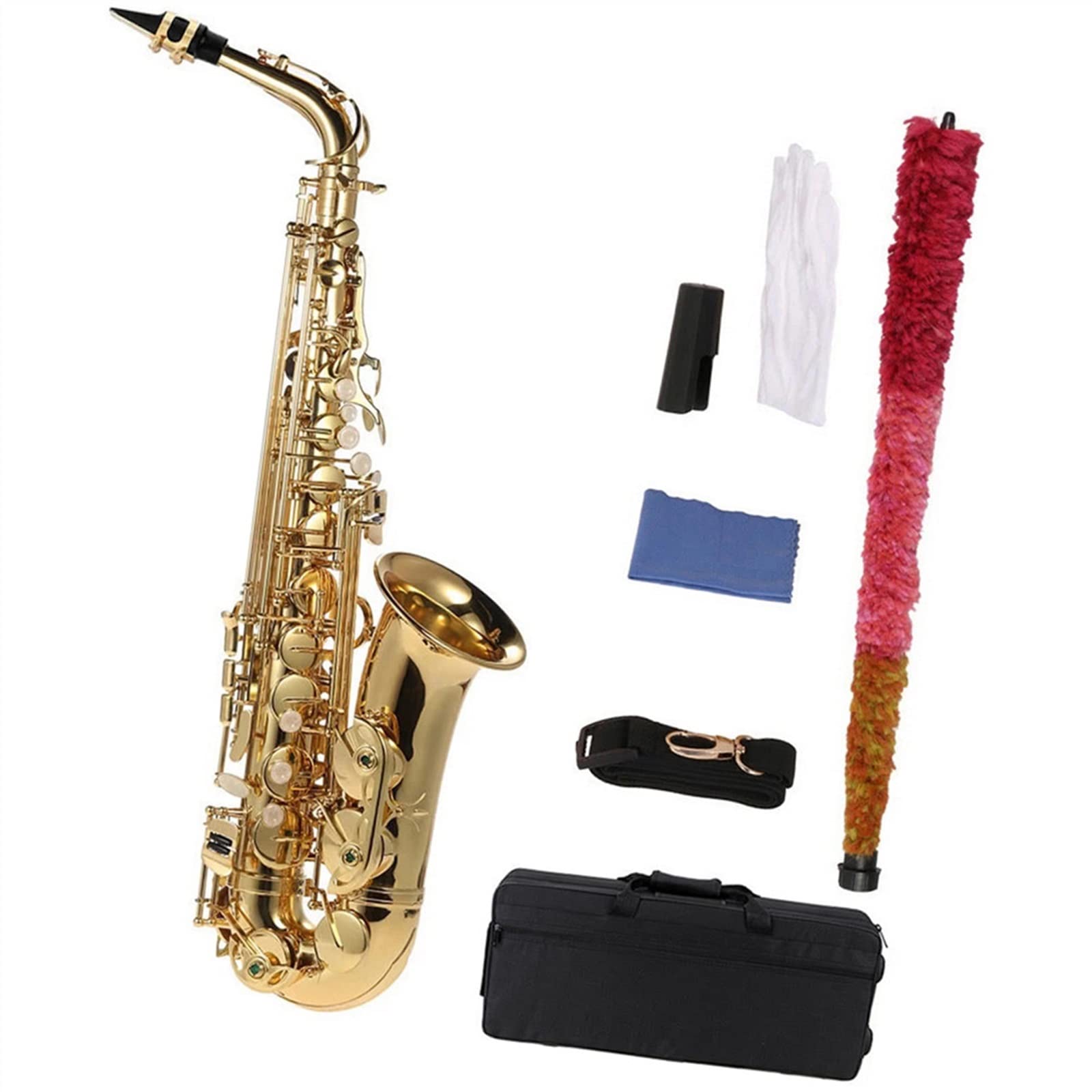 Amazon.co.jp: Eb アルト ブラス サックス ラッカー ゴールド E